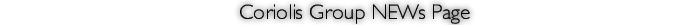 Coriolis Group News