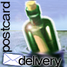 postcard delivery botle